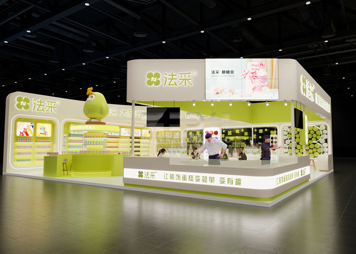 烘培展位展臺設計 烘培展位展臺設計